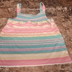 The Children's Place Pastel Striped Tank Top